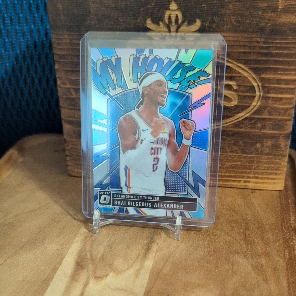 2024-25 Donruss Optic Shai Gilgeous-Alexander My House Silver Prizm Thunder 🔥